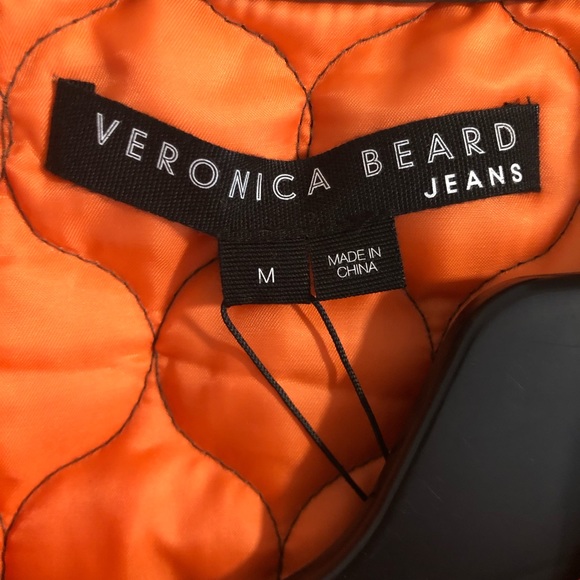 NWT Veronica Beard Leo High Pile Fleece Quilted Pullover size M - Picture 5 of 15